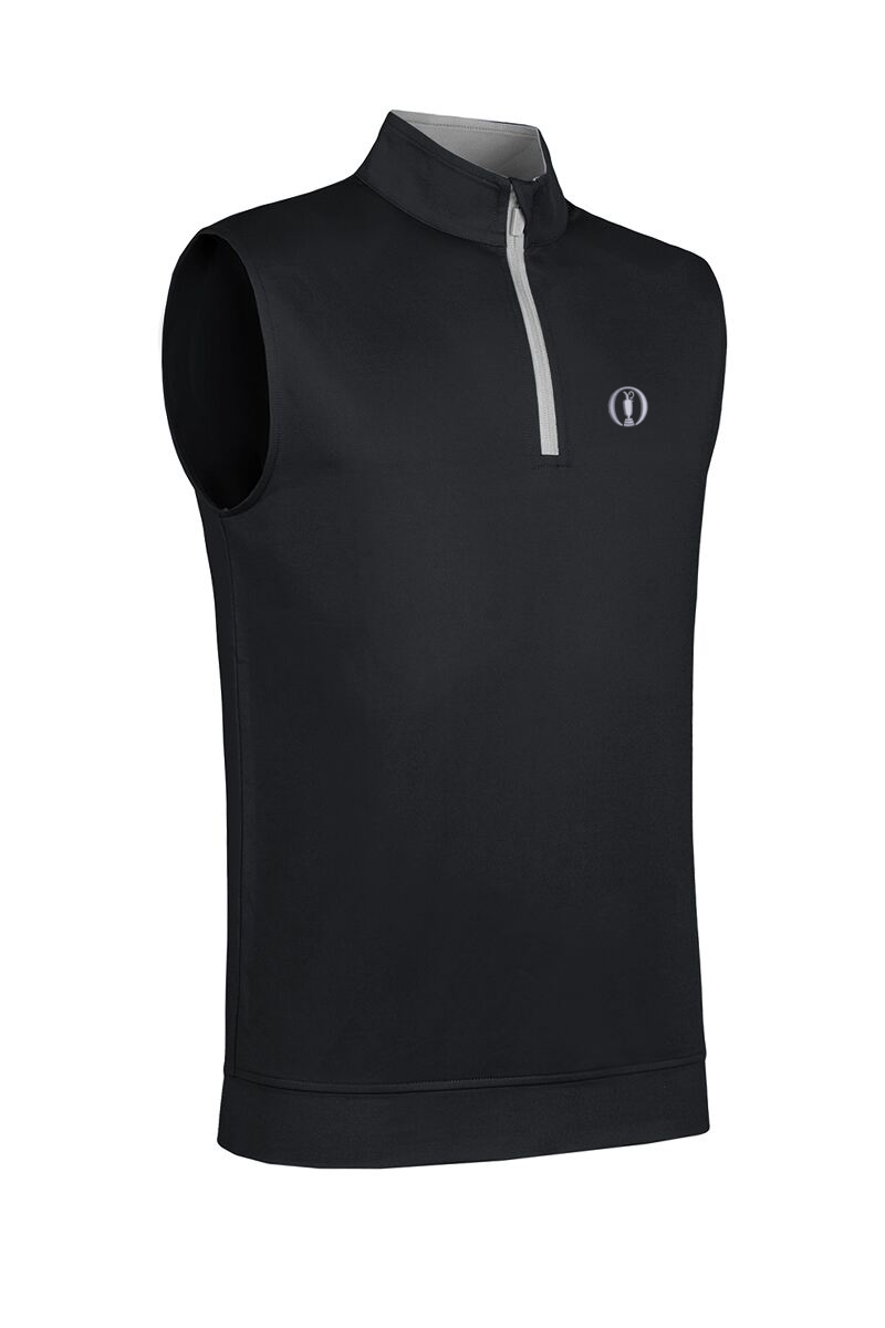 The Open Mens Quarter Zip Lightweight Performance Golf Slipover