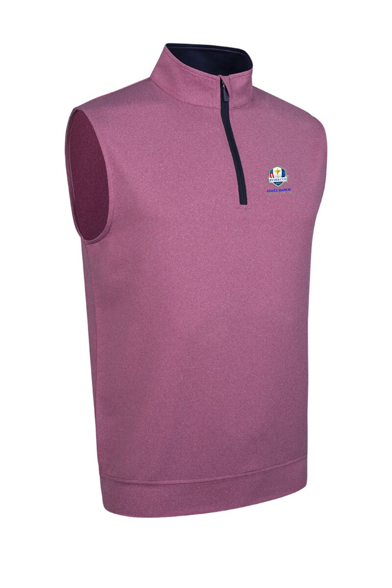 Official Ryder Cup 2027 Mens Quarter Zip Lightweight Performance Golf Slipover