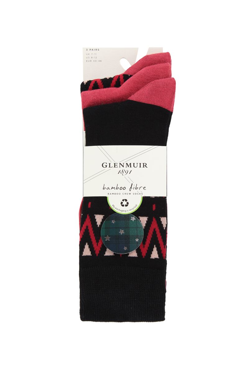 FINN Mens Patterned Bamboo Socks