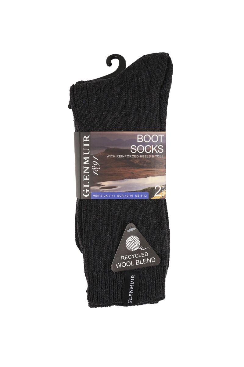 Carhartt Mens 4 Pack Thermal Wool Blend Boot Sock 