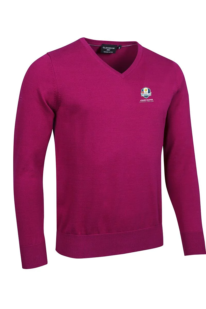 Ryder Cup 2027 V Neck Cotton Lightweight Golf Sweater