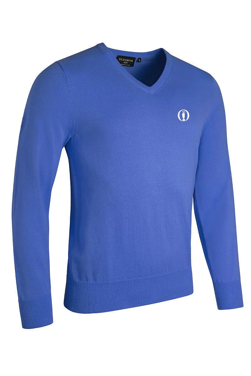 Official Ryder Cup 2027 Mens V Neck Cotton Lightweight Golf Sweater Tahiti S