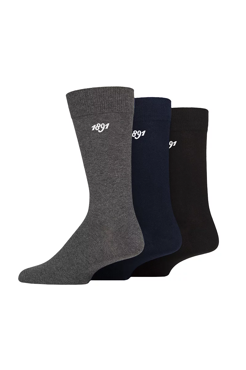 Mens  3 Pair Pack Dress Golf Sock