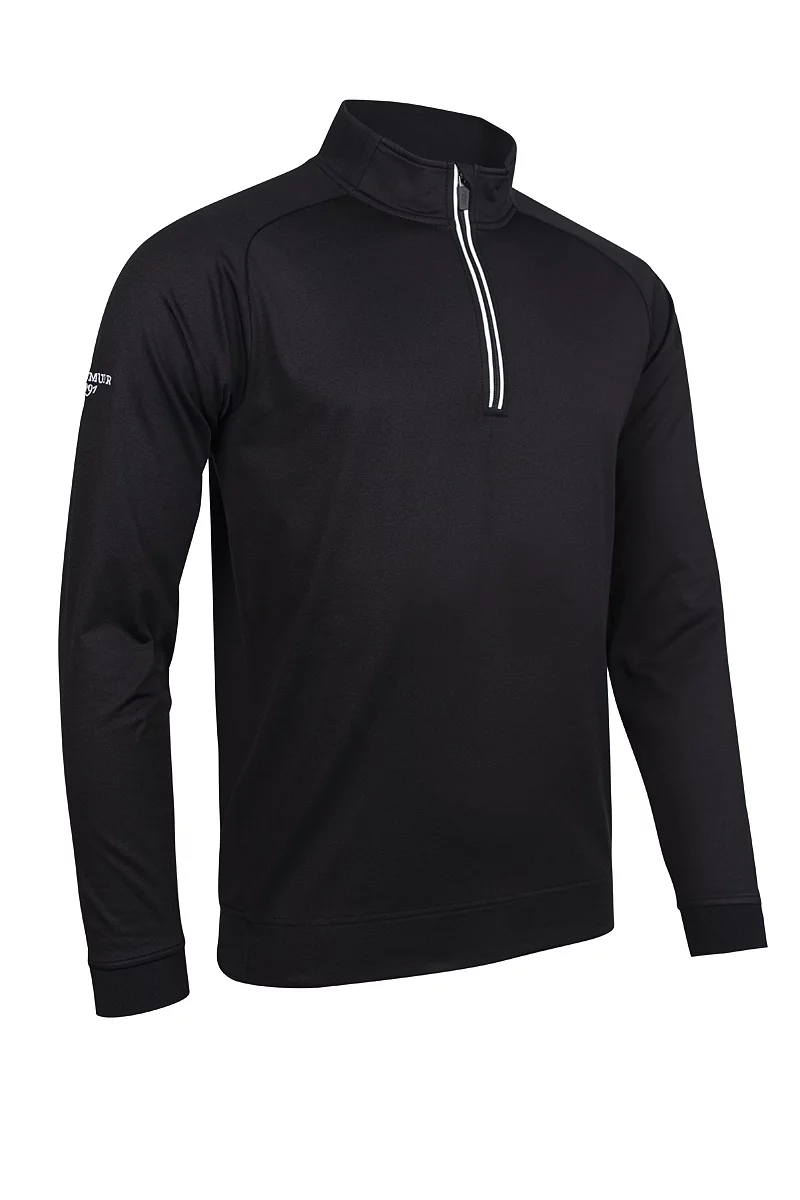 Golfickers Half Zip Stretch Shirts 黒 M ESK - Performance Golf Midlayer
