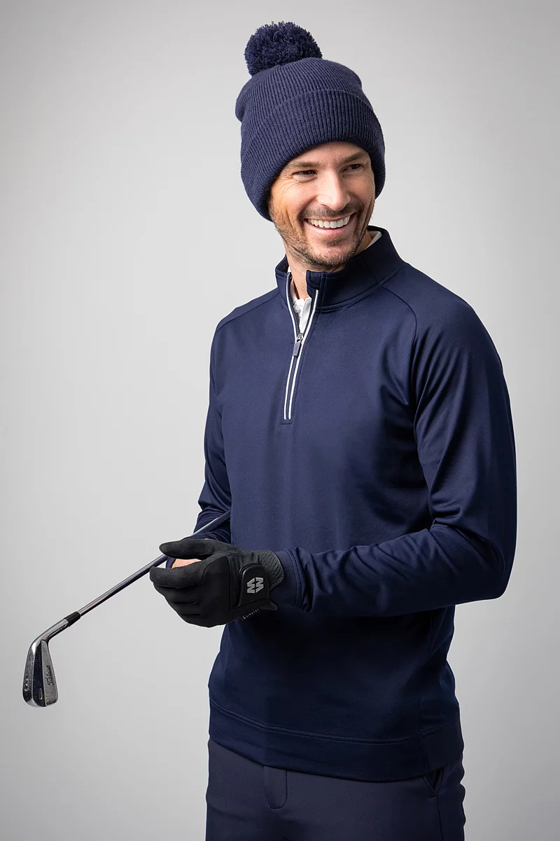 Official Ryder Cup 2027 Mens Quarter Zip Rib Performance Golf Midlayer Official Ryder Cup 2027 Mens Quarter Zip Rib Performance Golf Midlayer