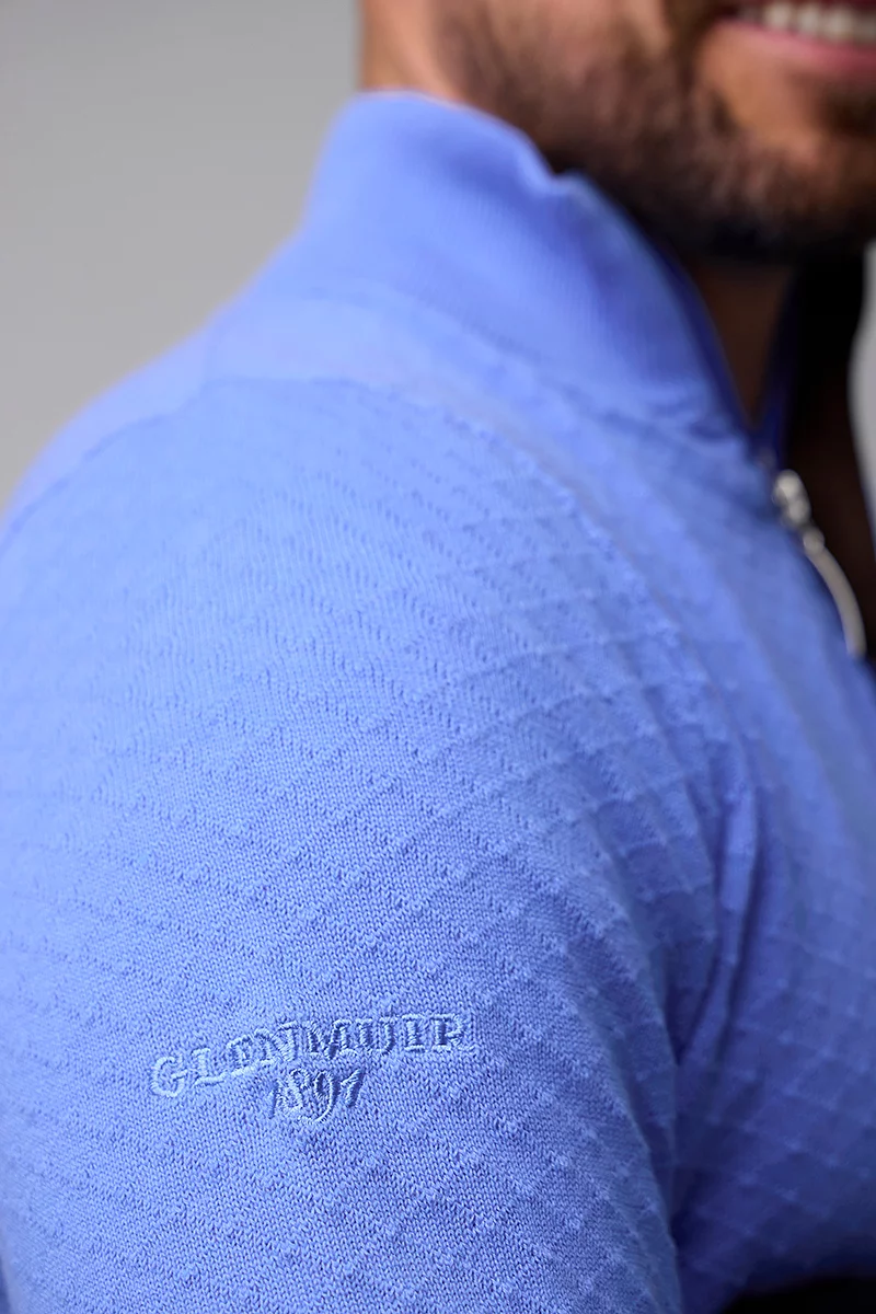 Mens Quarter Zip Diamond Knit Cotton Lightweight Golf Sweater Mens Quarter Zip Diamond Knit Cotton Lightweight Golf Sweater