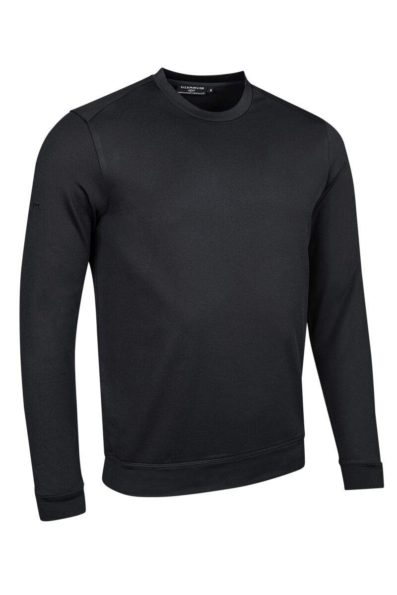 Mens Crew Neck Performance Midweight Golf Midlayer
