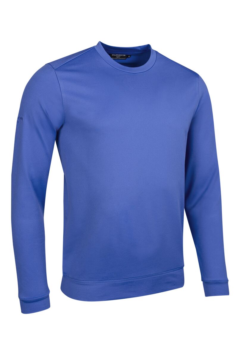 Mens Crew Neck Performance Midweight Golf Midlayer