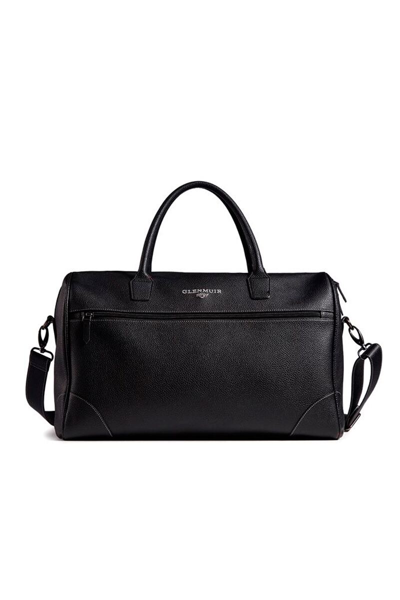 Download Mock Pebbled Leather Weekender Bag