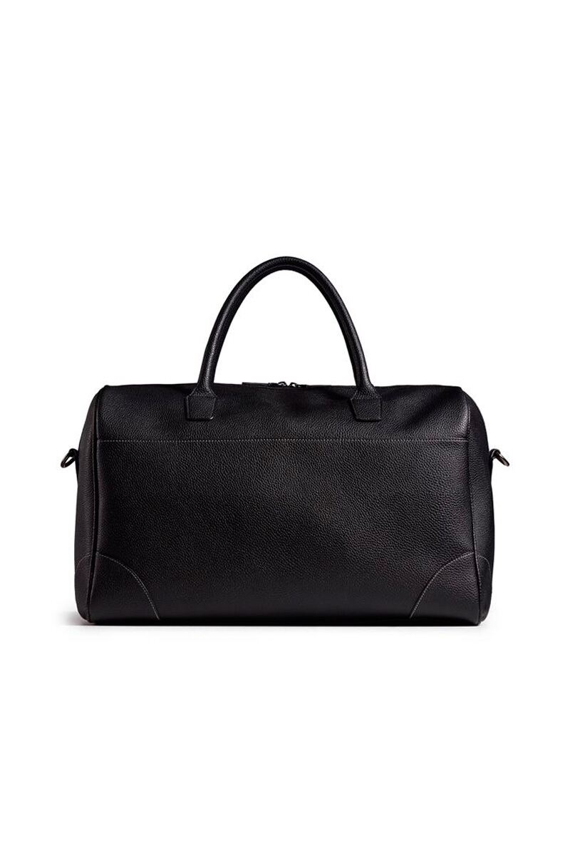 Download Mock Pebbled Leather Weekender Bag