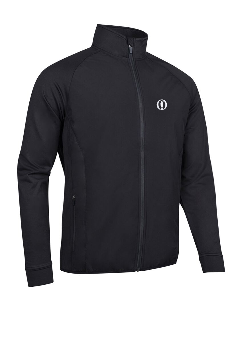 The Open Mens Full Zip Quilted Performance Heavyweight Golf Jacket
