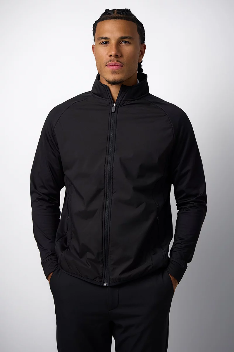 Official Ryder Cup 2027 Mens Full Zip Quilted Performance Heavyweight Golf Jacket