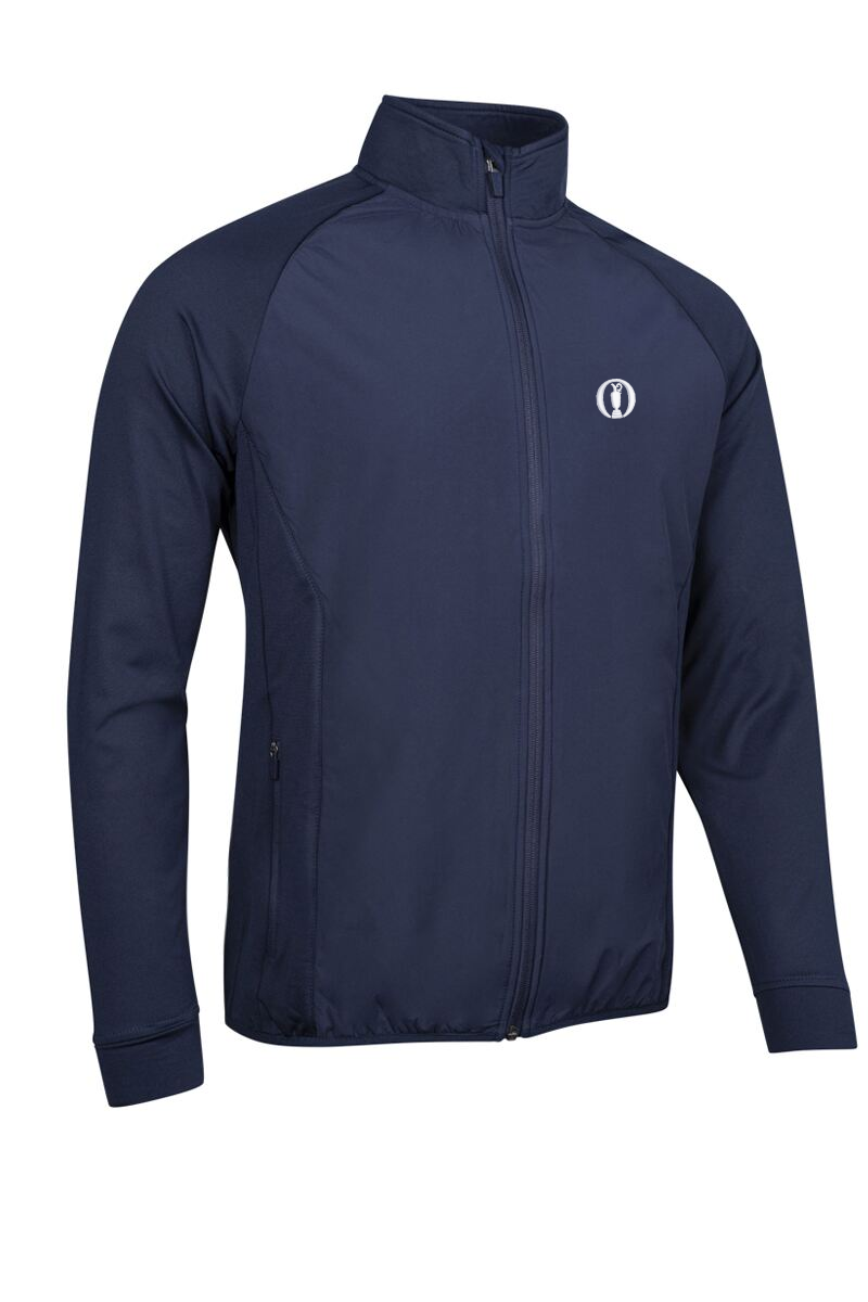 The Open Mens Full Zip Quilted Performance Heavyweight Golf Jacket The Open Mens Full Zip Quilted Performance Heavyweight Golf Jacket