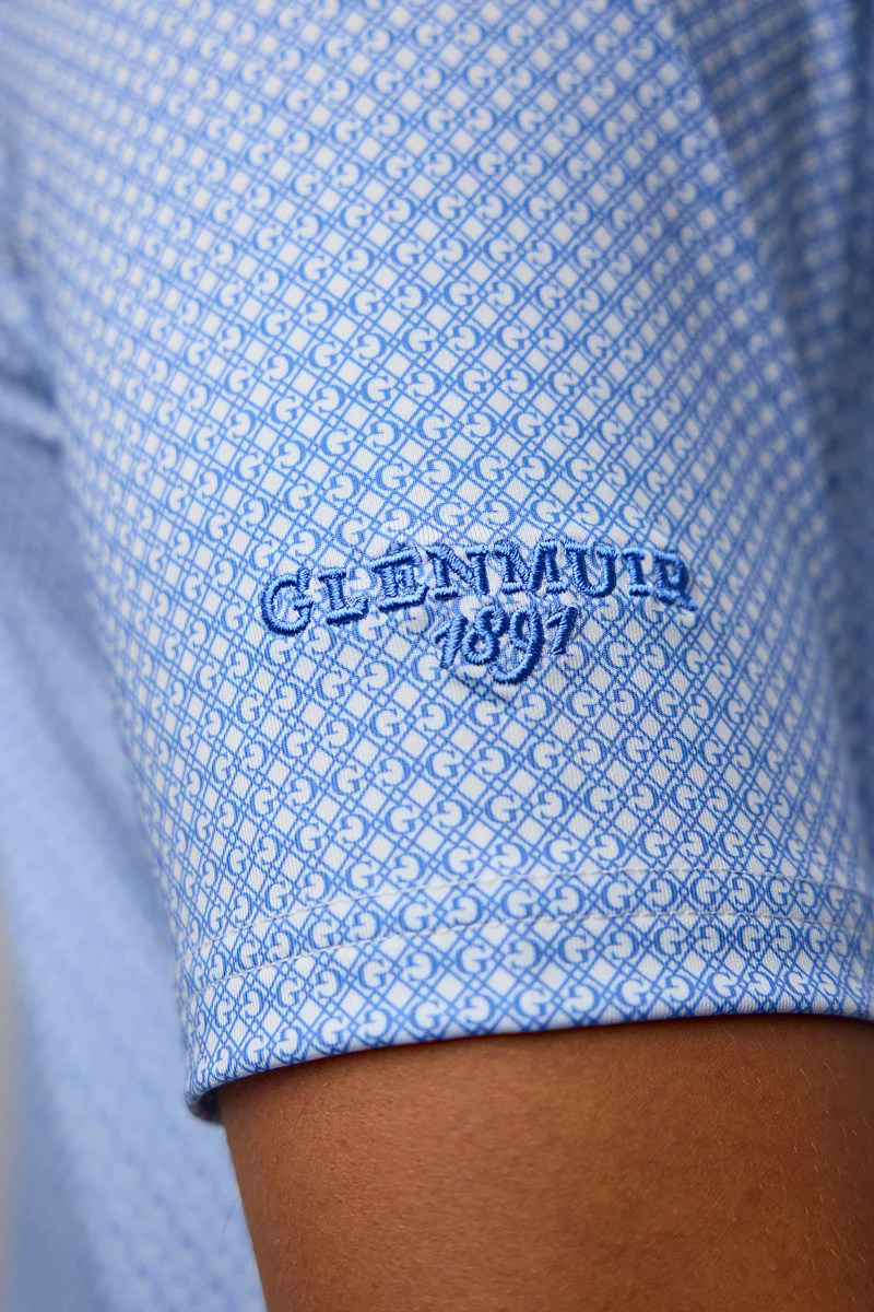 Mens G Print Performance Golf Shirt Mens G Print Performance Golf Shirt