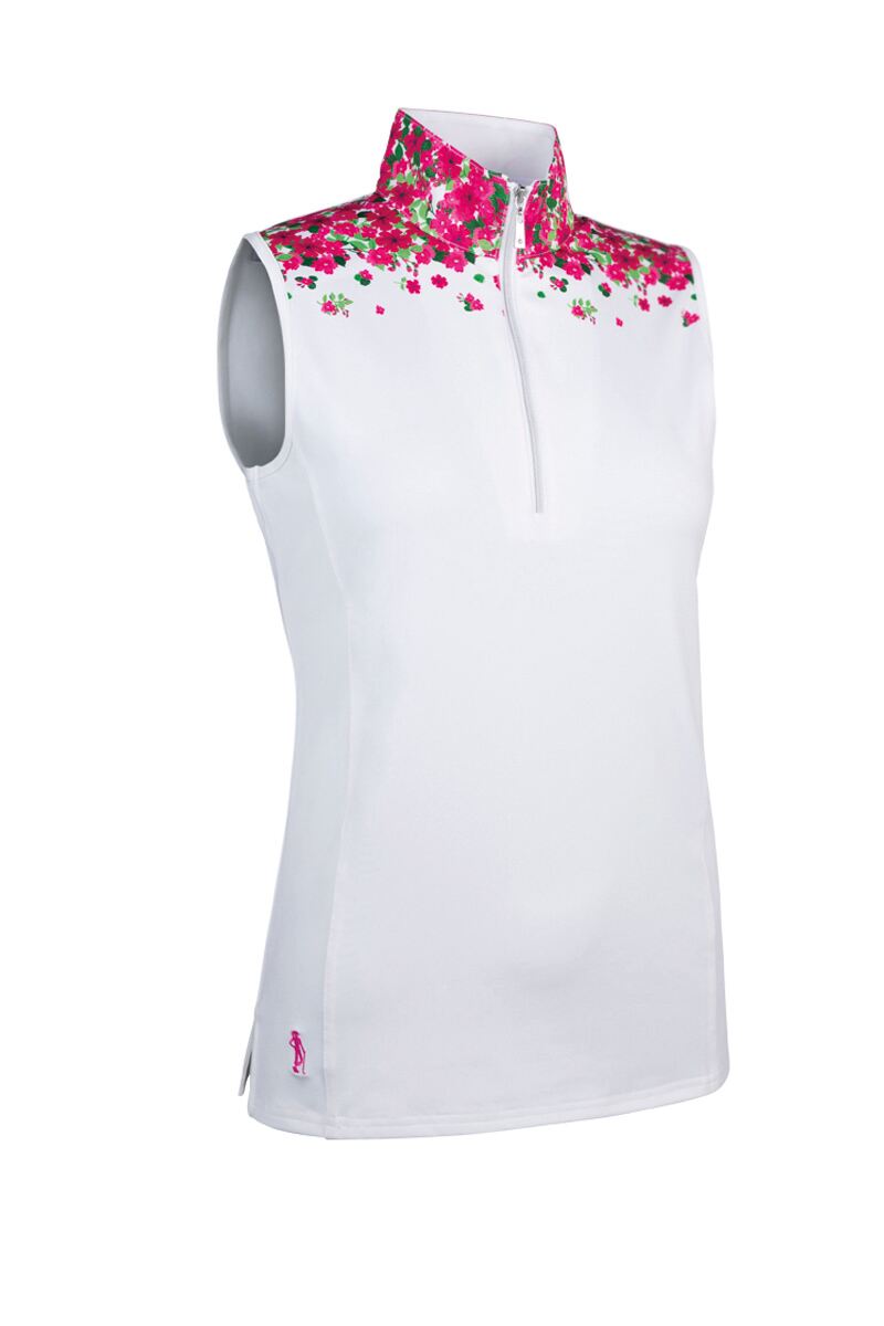 ladies sleeveless golf shirts