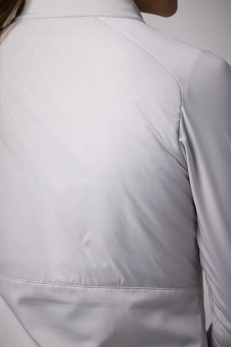 Ladies Full Zip Faux Fur Lined Padded Golf Jacket