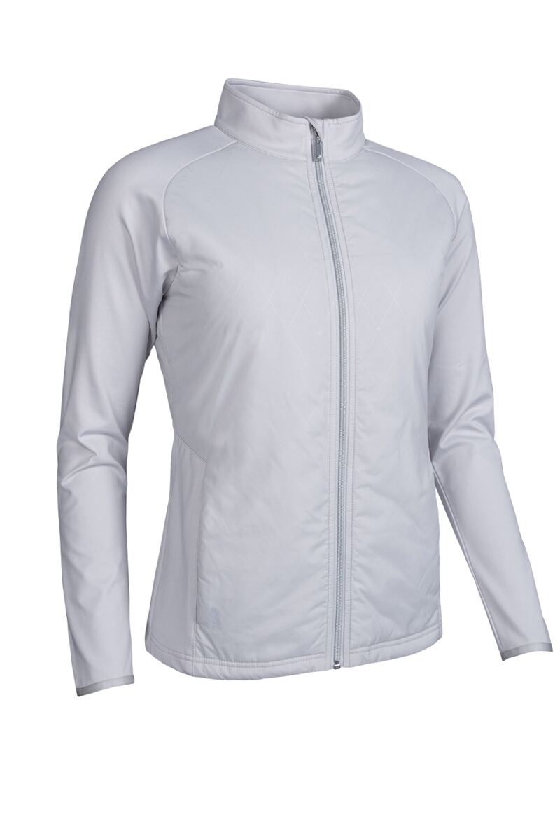 Ladies Full Zip Faux Fur Lined Padded Golf Jacket