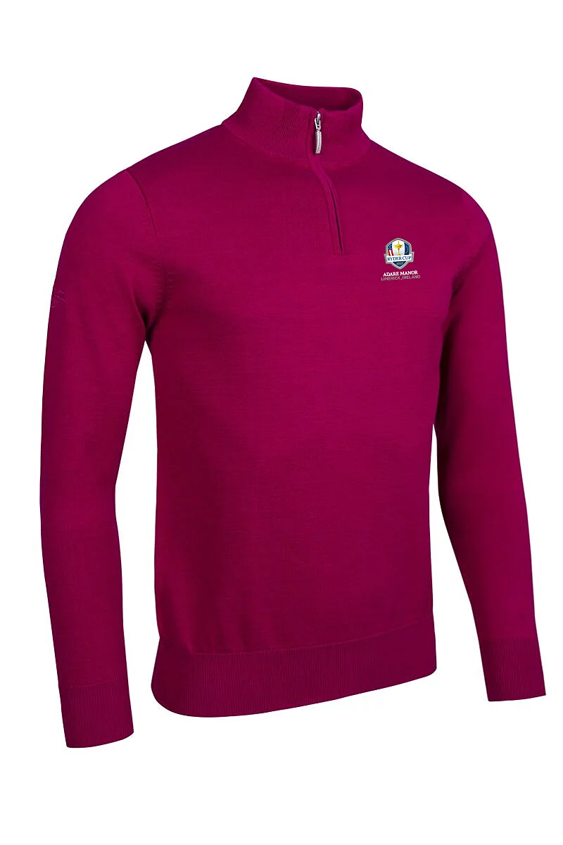 Ryder Cup 2027 Quarter Zip Lightweight Merino Wool Sweater