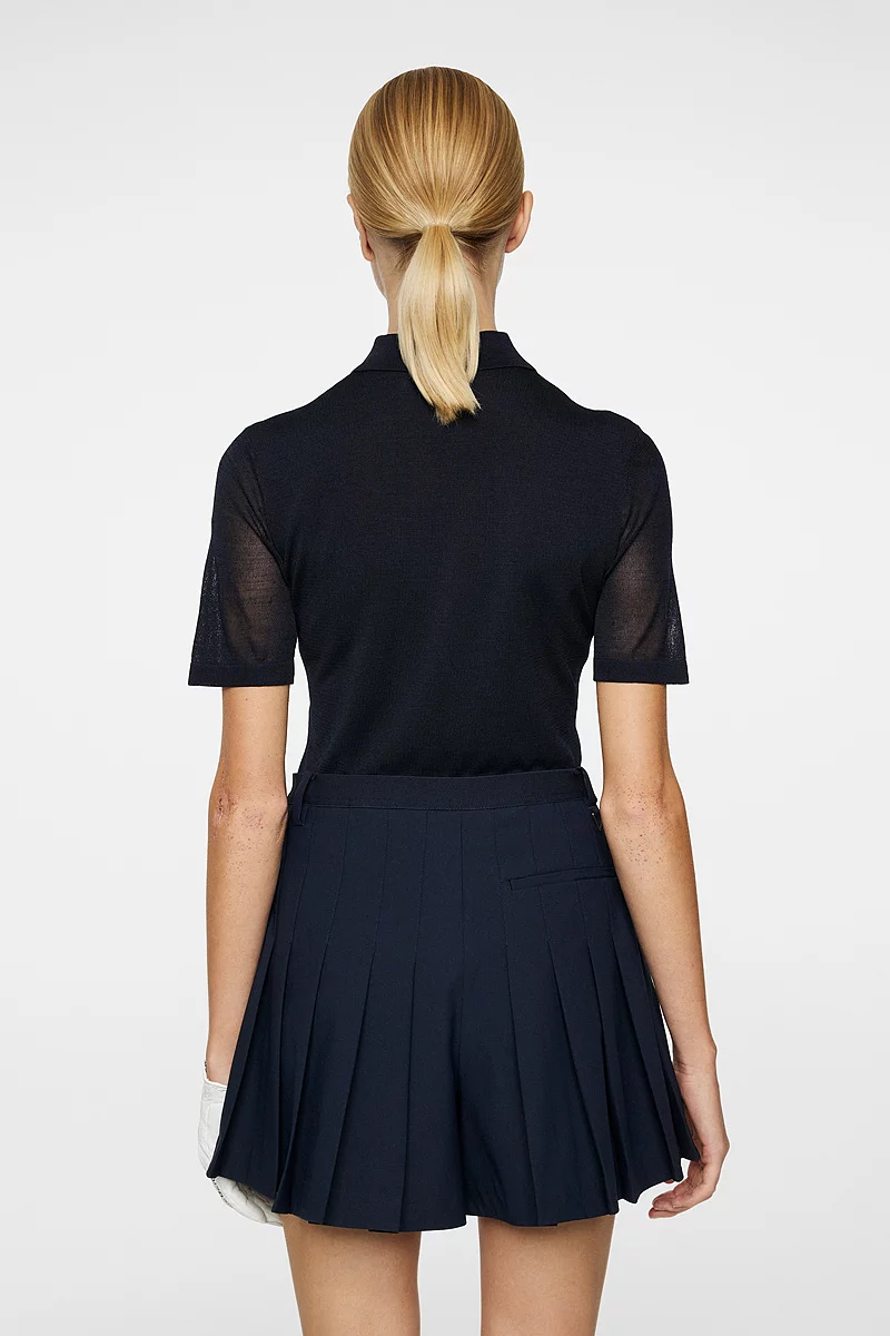 Ladies J Lindeberg x Glenmuir Sheer Sleeves Polo Shirt Sale Ladies J Lindeberg x Glenmuir Sheer Sleeves Polo Shirt Sale