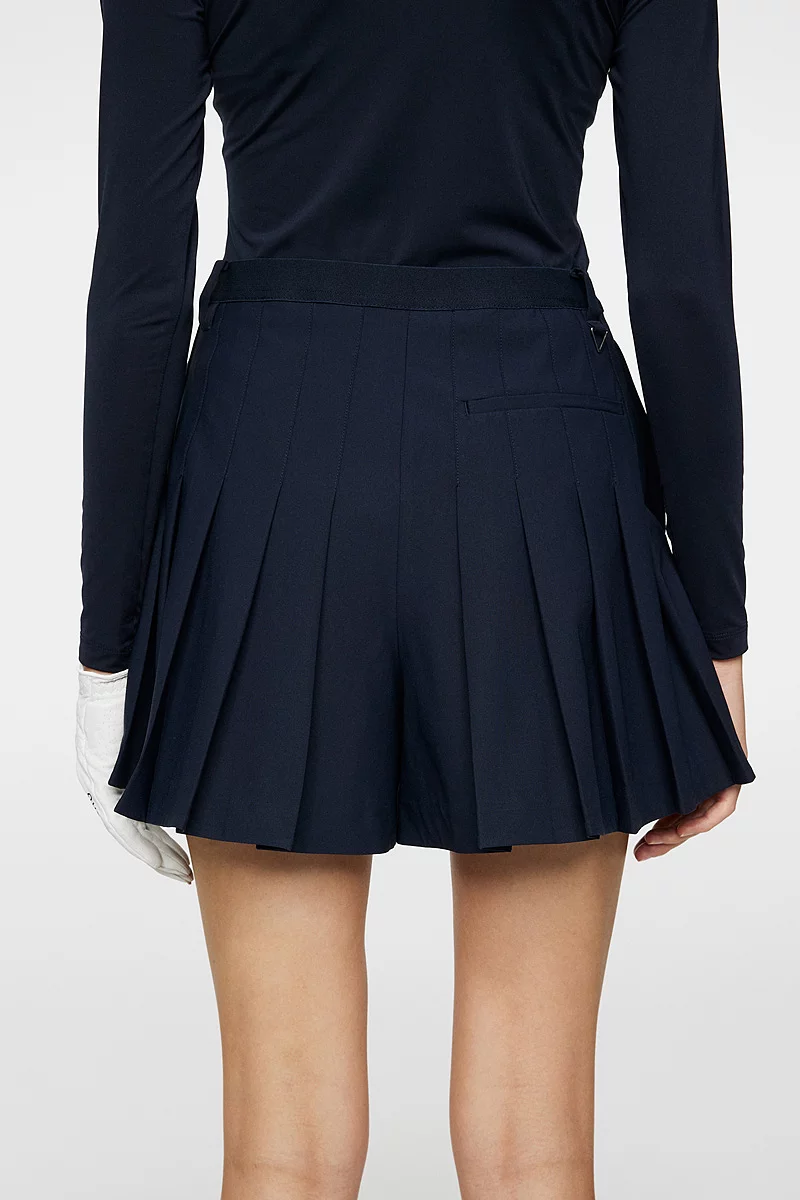 Ladies J Lindeberg x Glenmuir High Waisted Pleated Shorts Sale Ladies J Lindeberg x Glenmuir High Waisted Pleated Shorts Sale