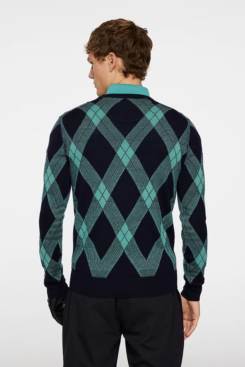 Mens J Lindeberg x Glenmuir V All Over Tartan Sweater Sale Mens J Lindeberg x Glenmuir V All Over Tartan Sweater Sale