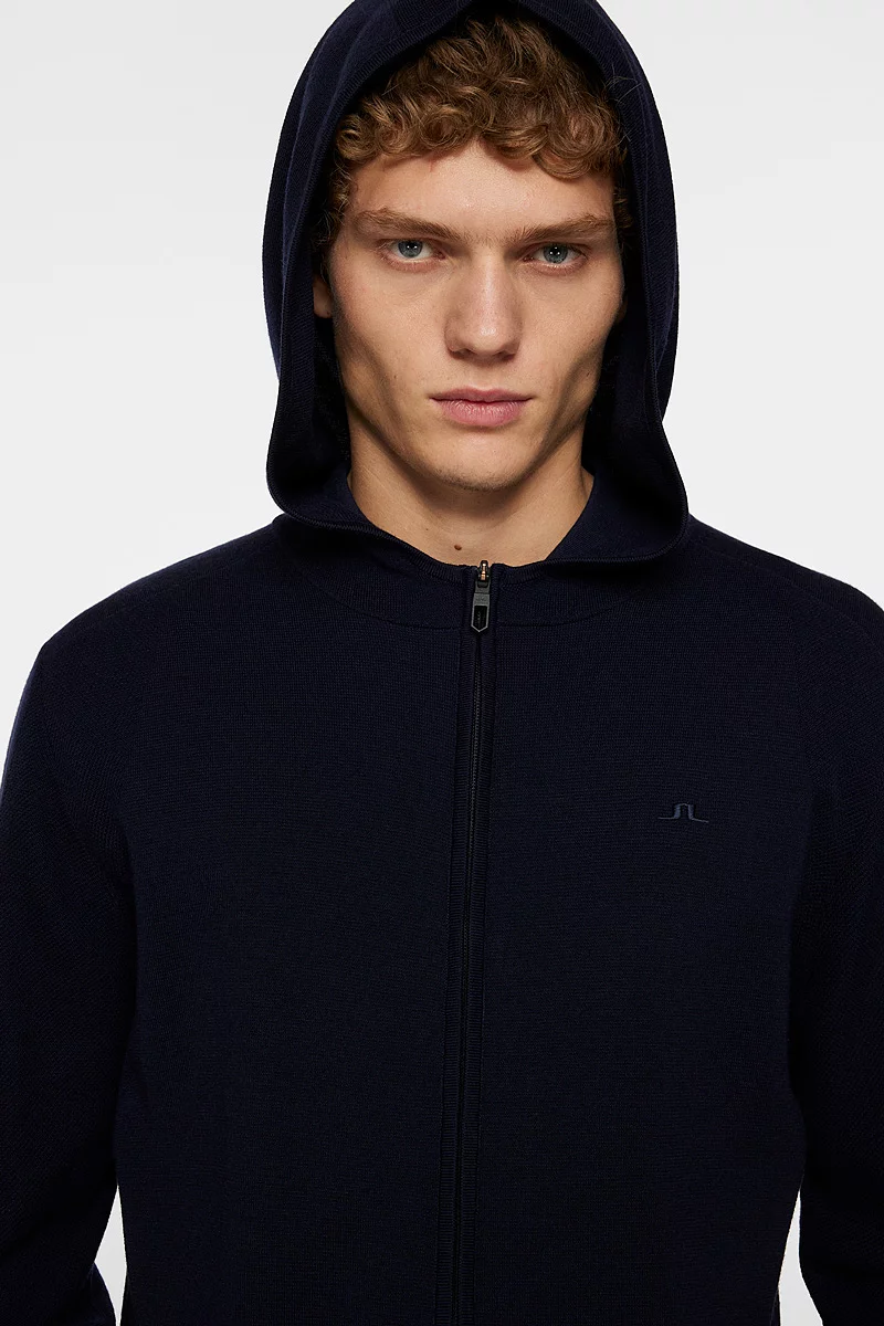 Mens J Lindeberg x Glenmuir Full Zip Hooded Knitted Top Sale Mens J Lindeberg x Glenmuir Full Zip Hooded Knitted Top Sale