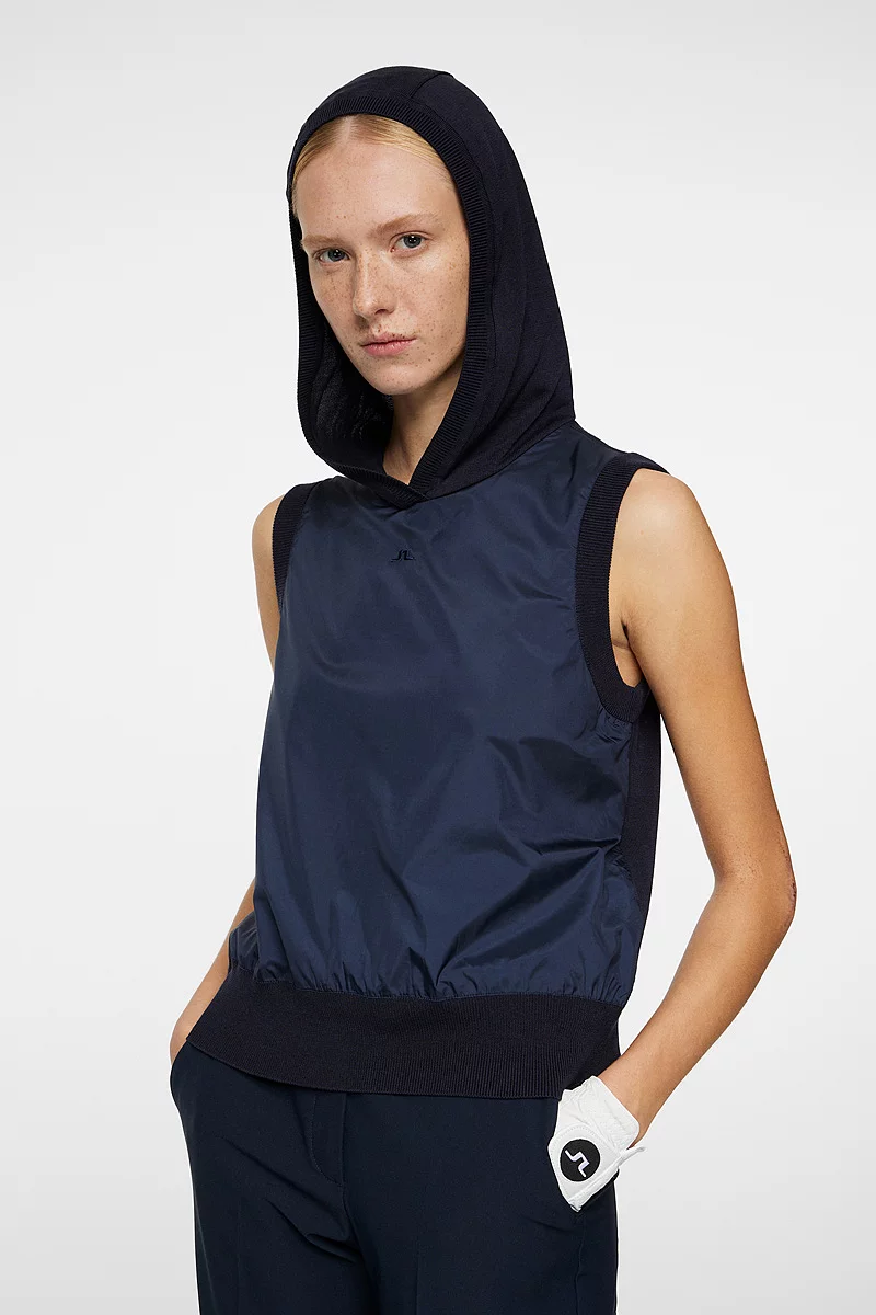 Ladies J Lindeberg x Glenmuir Hooded Sleeveless Top Sale Ladies J Lindeberg x Glenmuir Hooded Sleeveless Top Sale