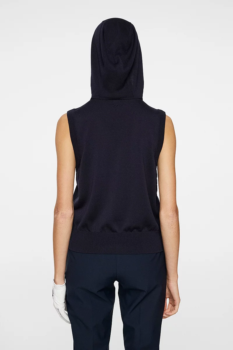 Ladies J Lindeberg x Glenmuir Hooded Sleeveless Top Sale Ladies J Lindeberg x Glenmuir Hooded Sleeveless Top Sale