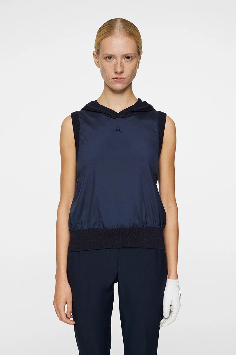 Ladies J Lindeberg x Glenmuir Hooded Sleeveless Top Sale Ladies J Lindeberg x Glenmuir Hooded Sleeveless Top Sale