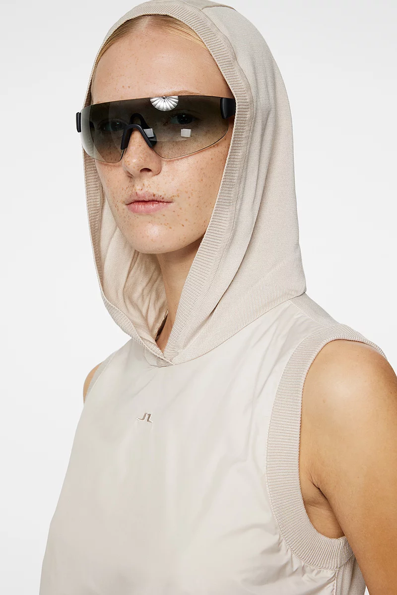 Ladies J Lindeberg x Glenmuir Hooded Sleeveless Top Sale Ladies J Lindeberg x Glenmuir Hooded Sleeveless Top Sale
