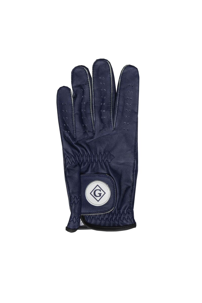 Mens and Ladies Cabretta Leather Golf Glove Sale Navy Lds ML