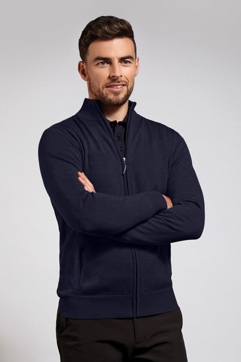 zip front sweater mens