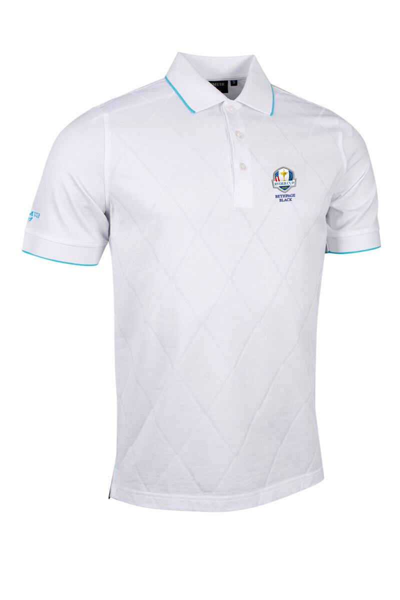 KEITH Mens Ryder Cup 2025 Cotton Golf Polo Shirt