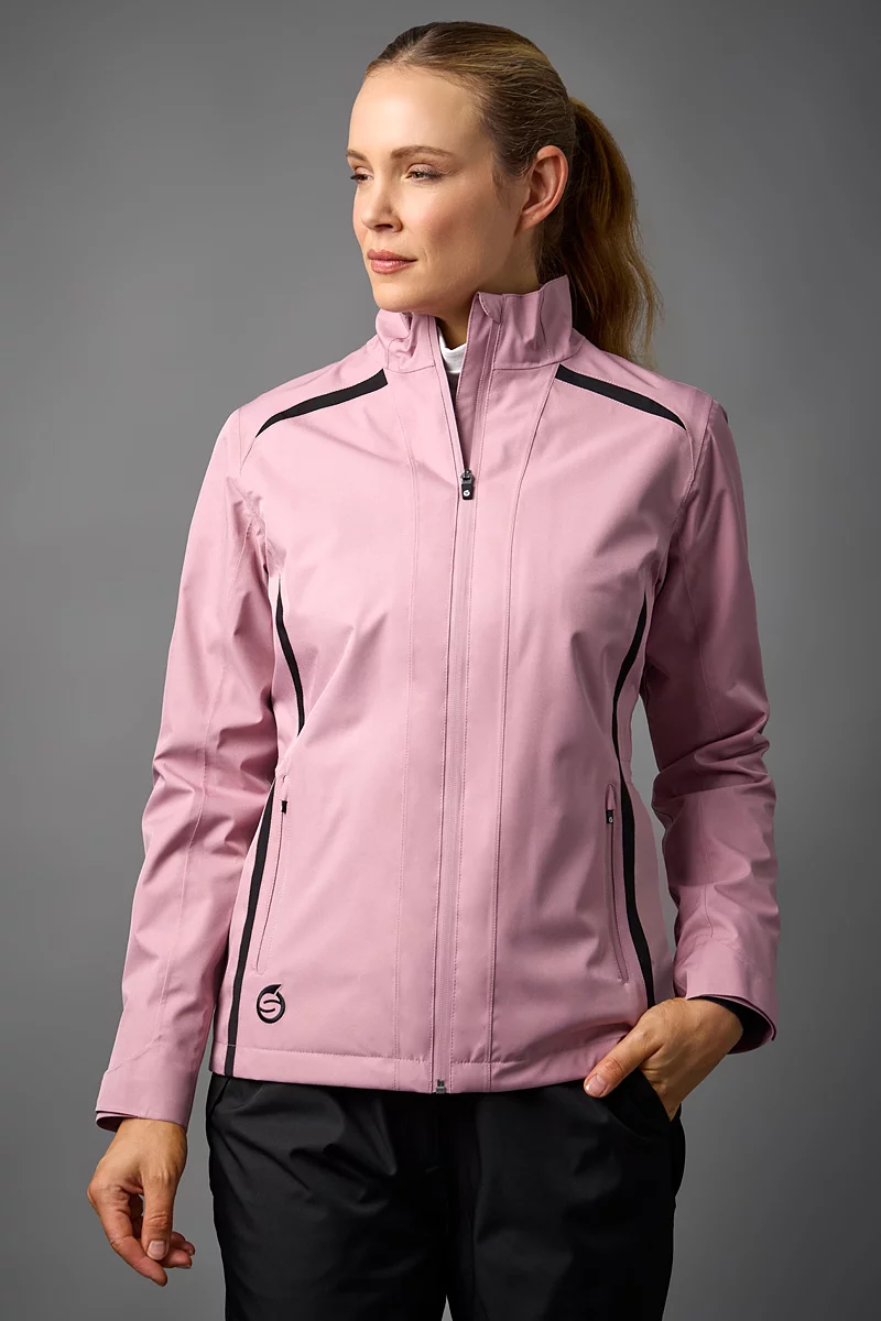 Official Ryder Cup 2027 Ladies Zip Front Panelled Waterproof Golf Jacket