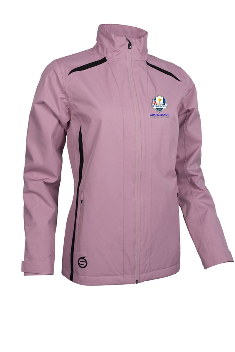 Official Ryder Cup 2027 Ladies Zip Front Panelled Waterproof Golf Jacket