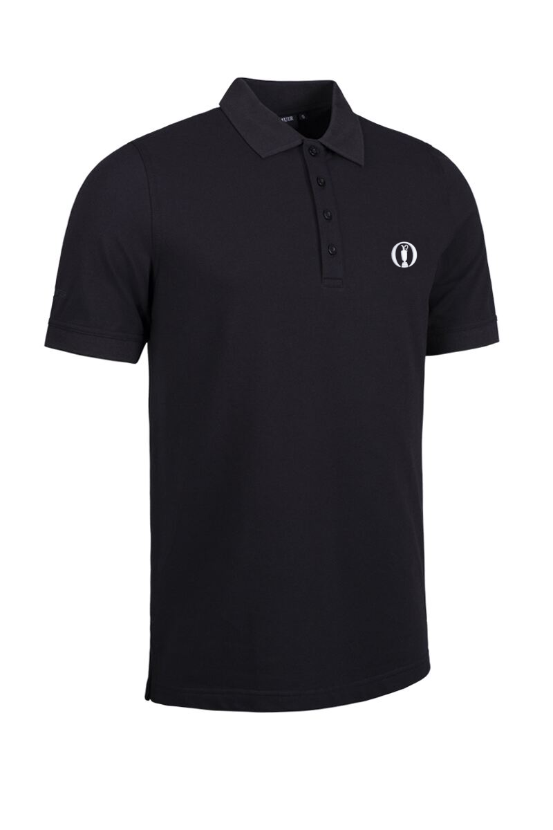 The Open Mens Cotton Pique Golf Polo Shirt