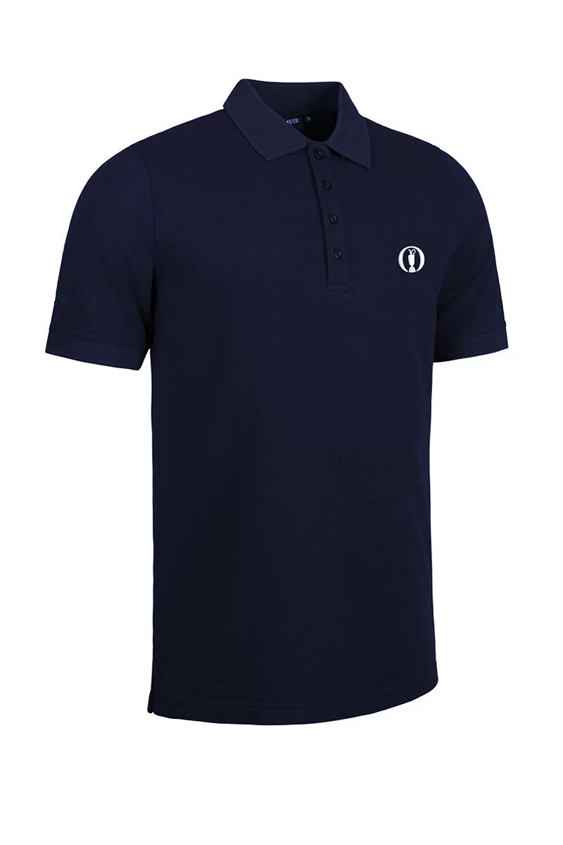 Official Ryder Cup 2027 Mens Cotton Pique Golf Polo Shirt Navy M