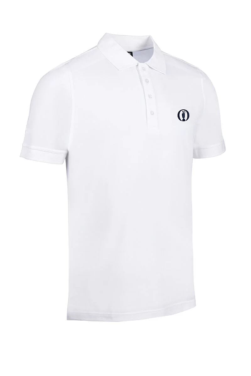 Official Ryder Cup 2027 Mens Cotton Pique Golf Polo Shirt White L