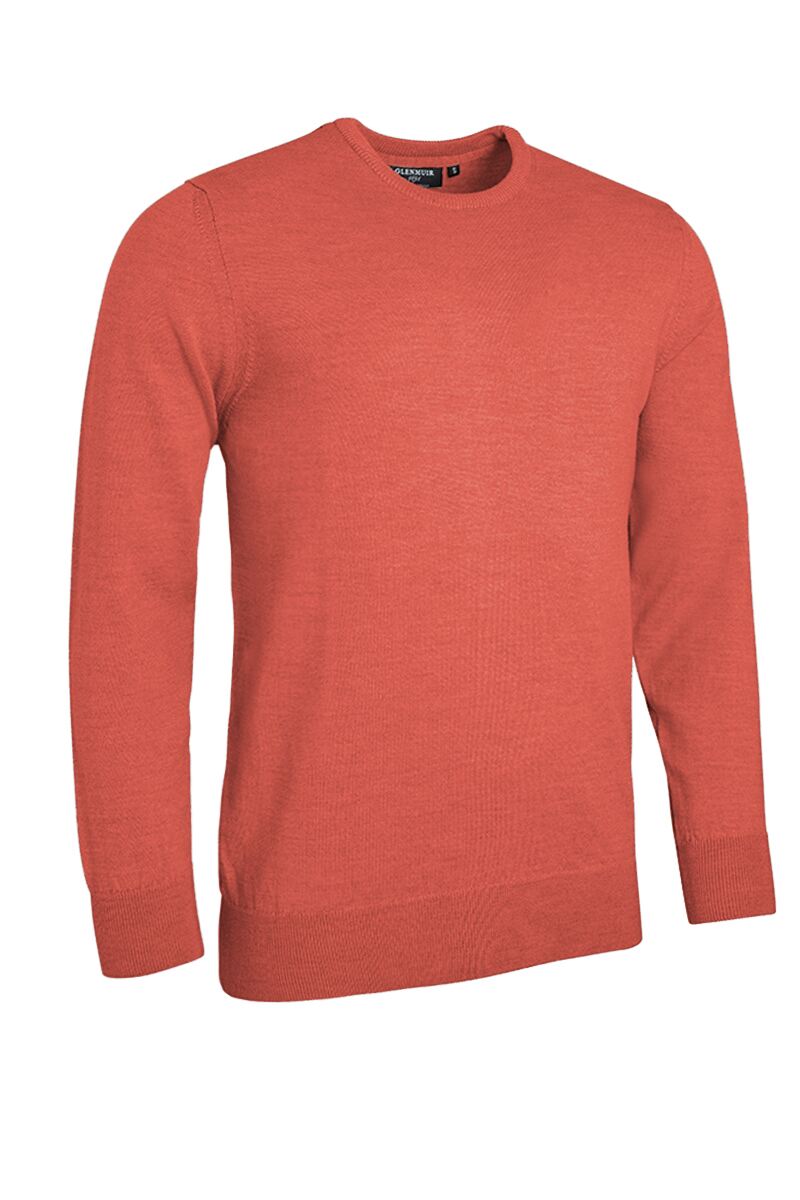 Mens Crew Neck Merino Knox Golf Pullover