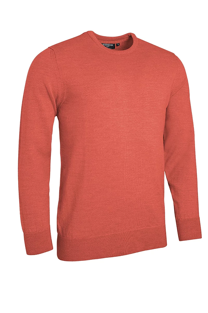 Crew Neck Lightweight Merino Wool Golf Sweater Sale