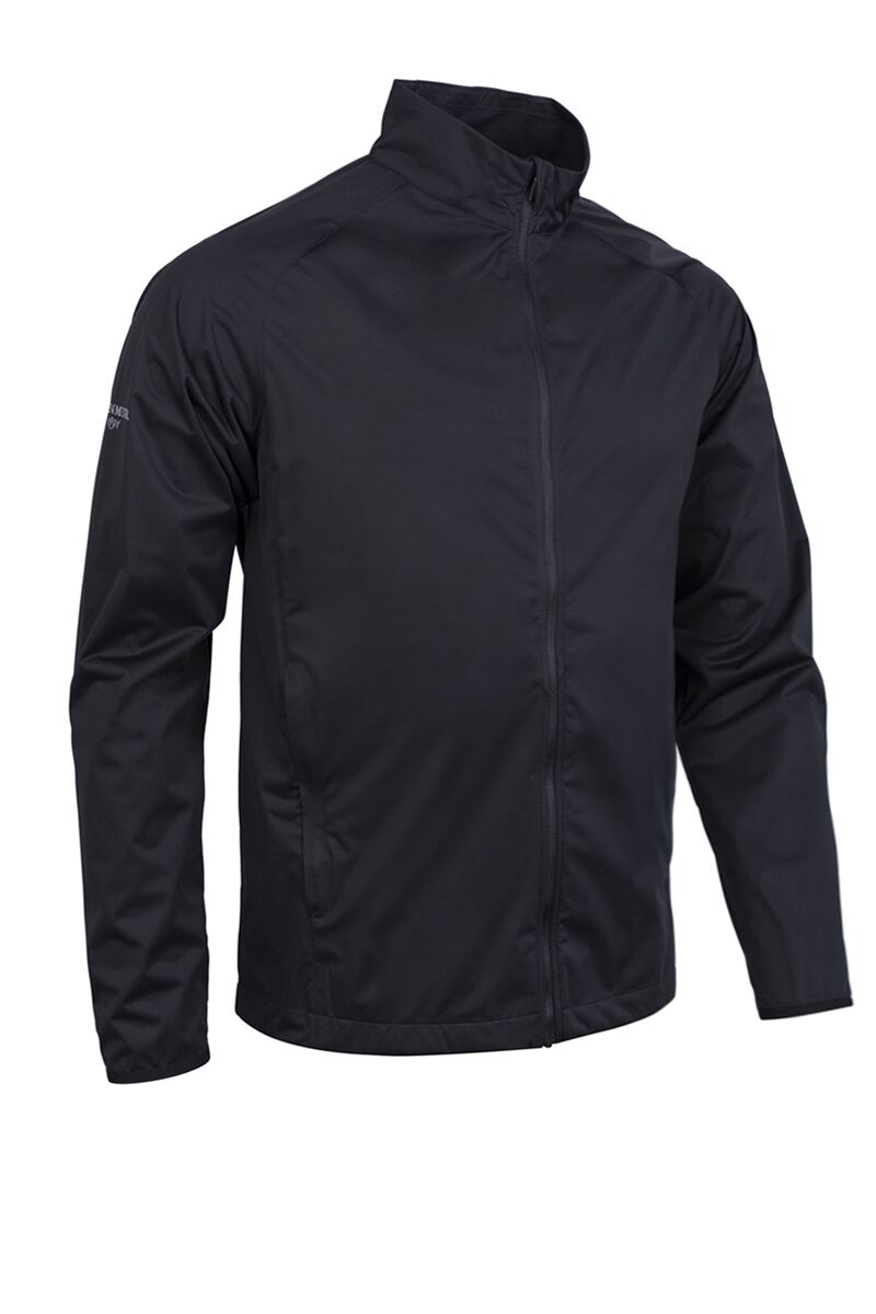 Mens Full Zip Lightweight Stretch Water Repellent Golf Jacket