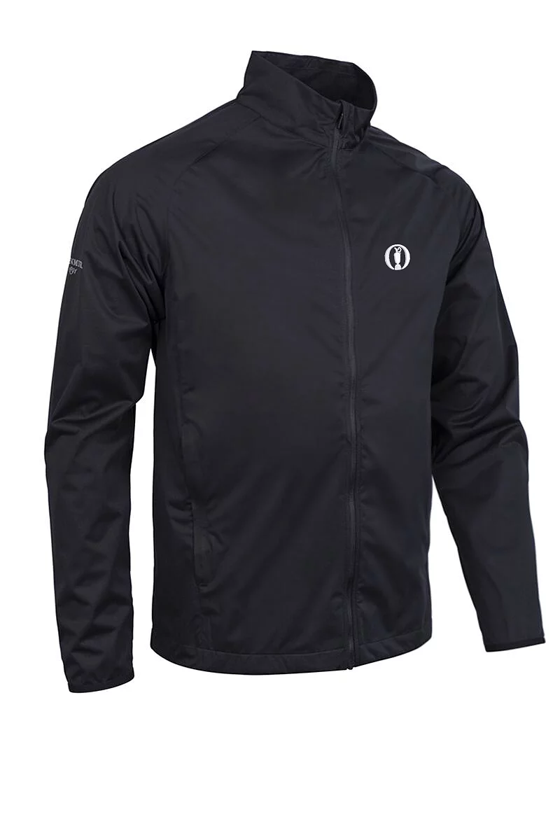 Open Full Zip Lightweight Stretch Water Repellent Golf Jacket