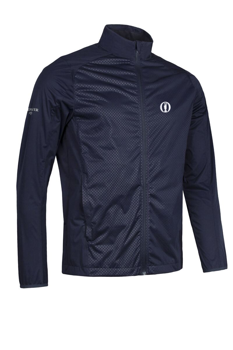 The Open Mens Full Zip Lightweight Stretch Water Repellent Golf Jacket The Open Mens Full Zip Lightweight Stretch Water Repellent Golf Jacket