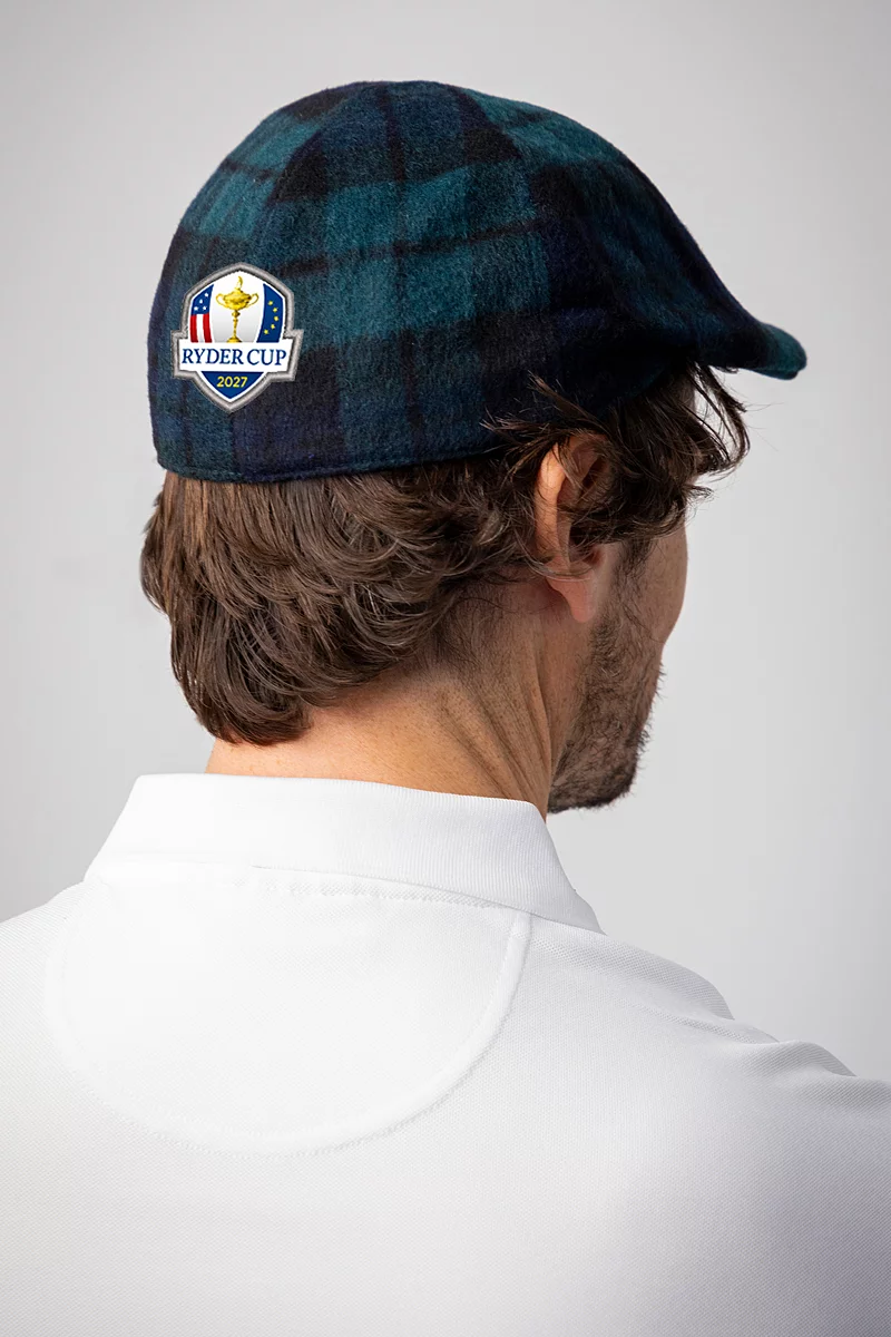Official Ryder Cup 2027 Mens and Ladies Tweed Duckbill Flat Cap Official Ryder Cup 2027 Mens and Ladies Tweed Duckbill Flat Cap