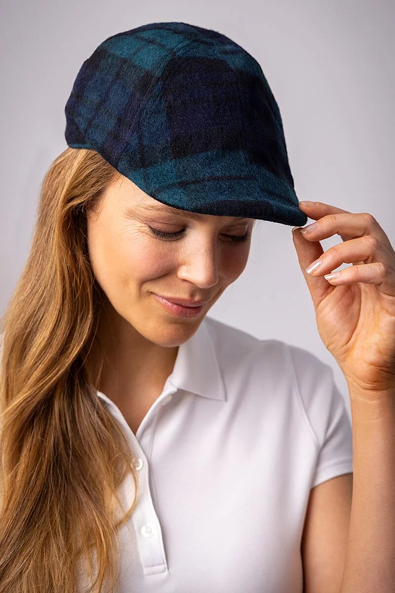 Mens and Ladies Tweed Duckbill Flat Cap Mens and Ladies Tweed Duckbill Flat Cap