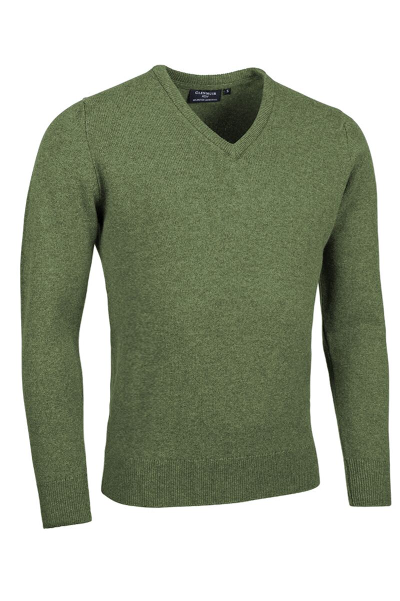 Mens V Lambswool Lomond Golf Sweater