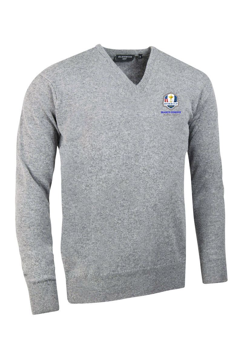 men's v neck fleece jumper
