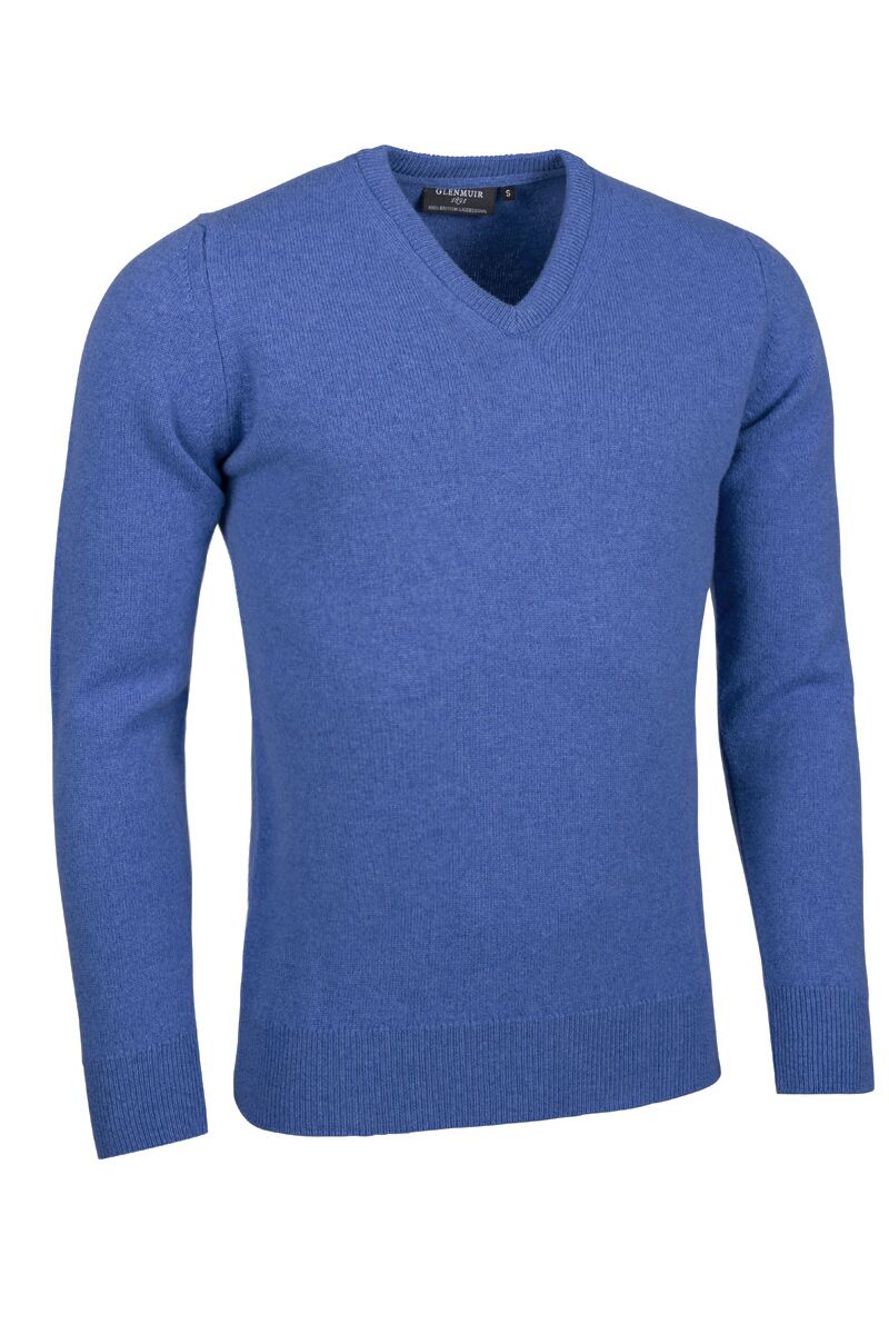 Mens V Lambswool Lomond Golf Sweater