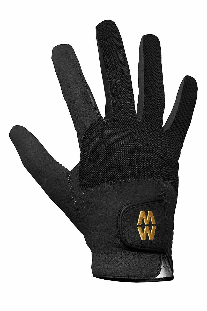 Mens and Ladies MacWet(r) Original Micromesh Golf Rain Gloves (Pair) Black M/L 8.0