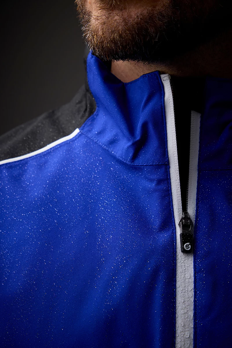 The Open Mens Chest and Sleeve Panel Waterproof Golf Jacket The Open Mens Chest and Sleeve Panel Waterproof Golf Jacket
